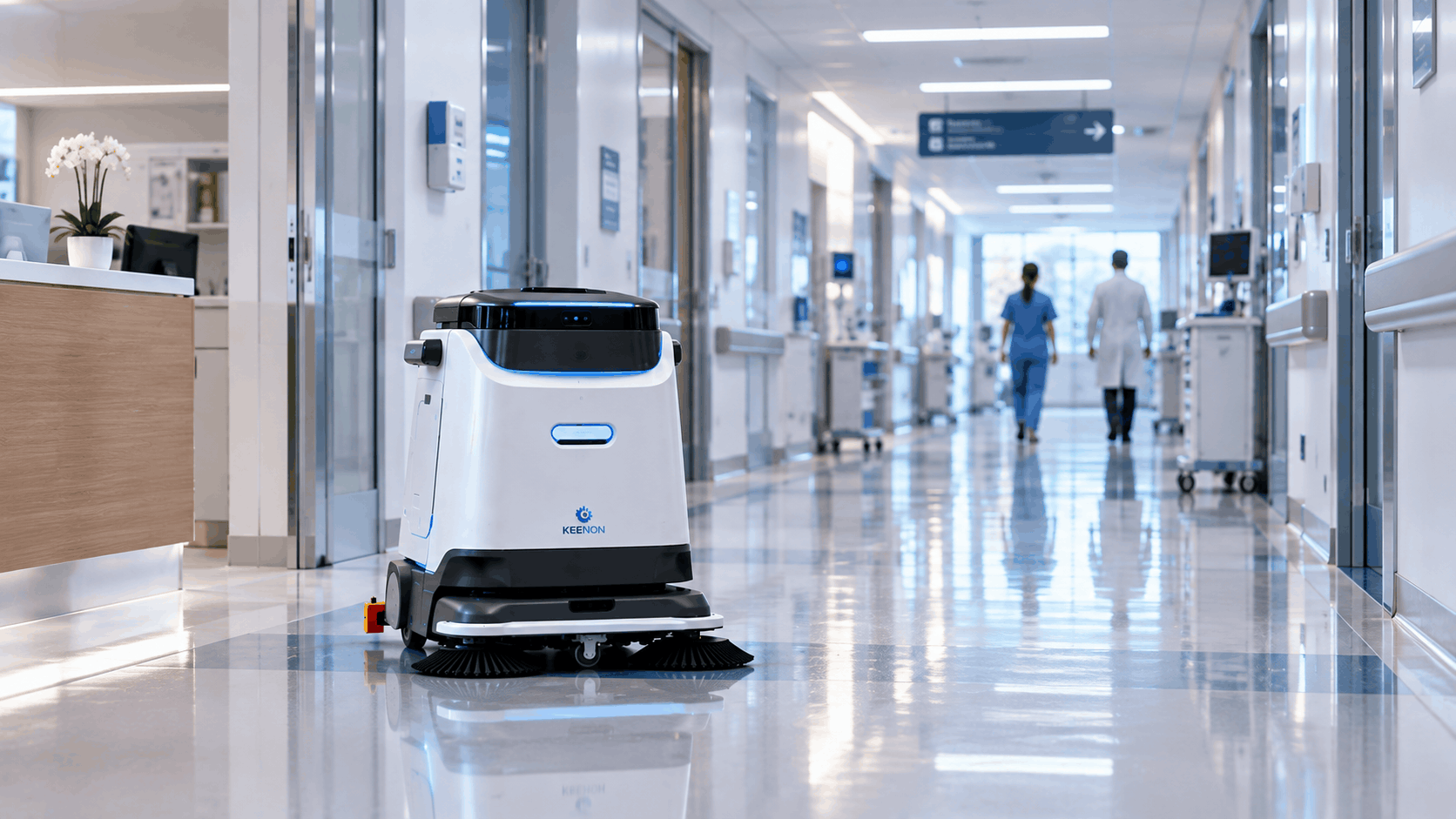 Robots de limpieza en hoteles