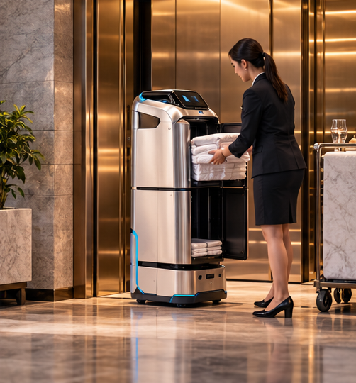 Robots para operaciones multi-piso