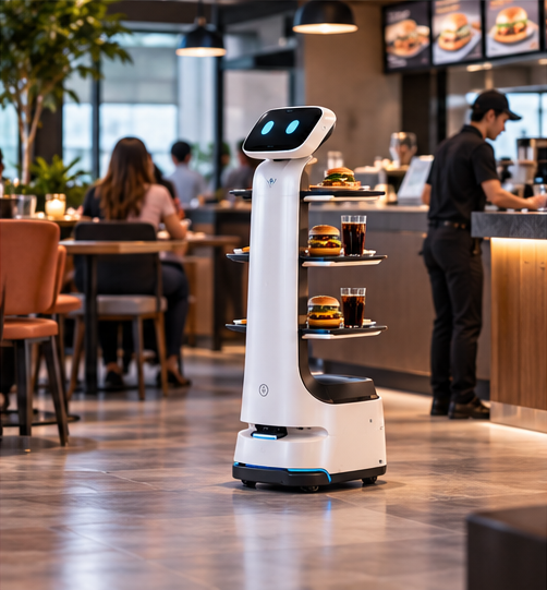 Robots para restaurantes de servicio rápido