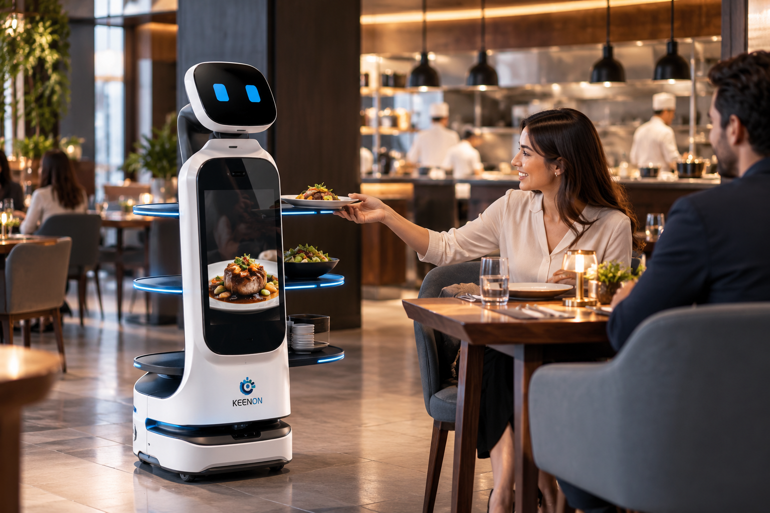 Entrega automatizada de alimentos