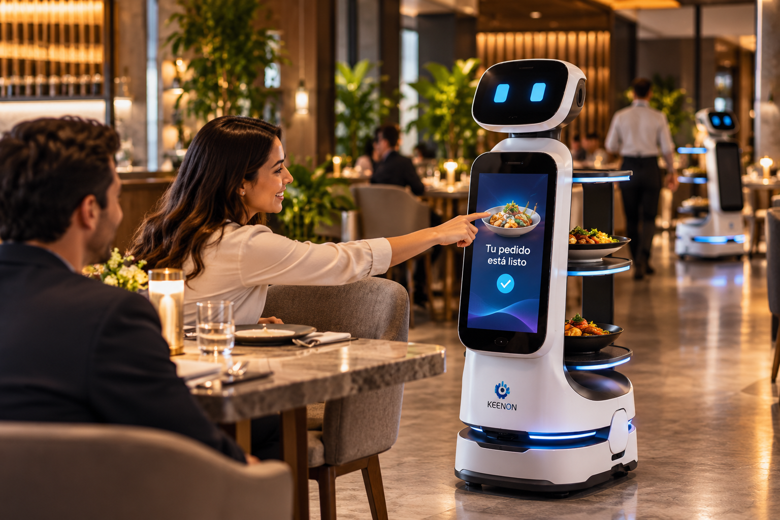 Servicio automatizado en restaurantes