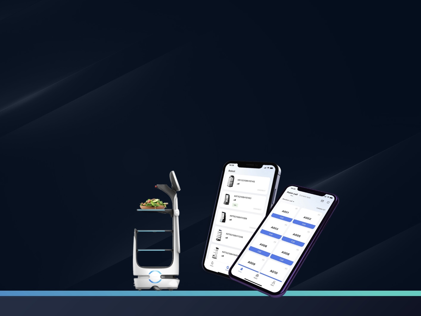 Gestión del DINERBOT T10 desde la aplicación