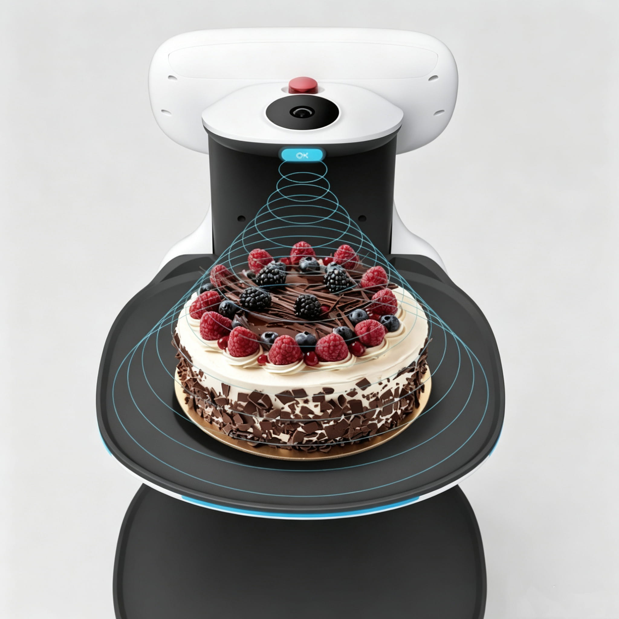 Sistema de detección de bandejas del DINERBOT T11
