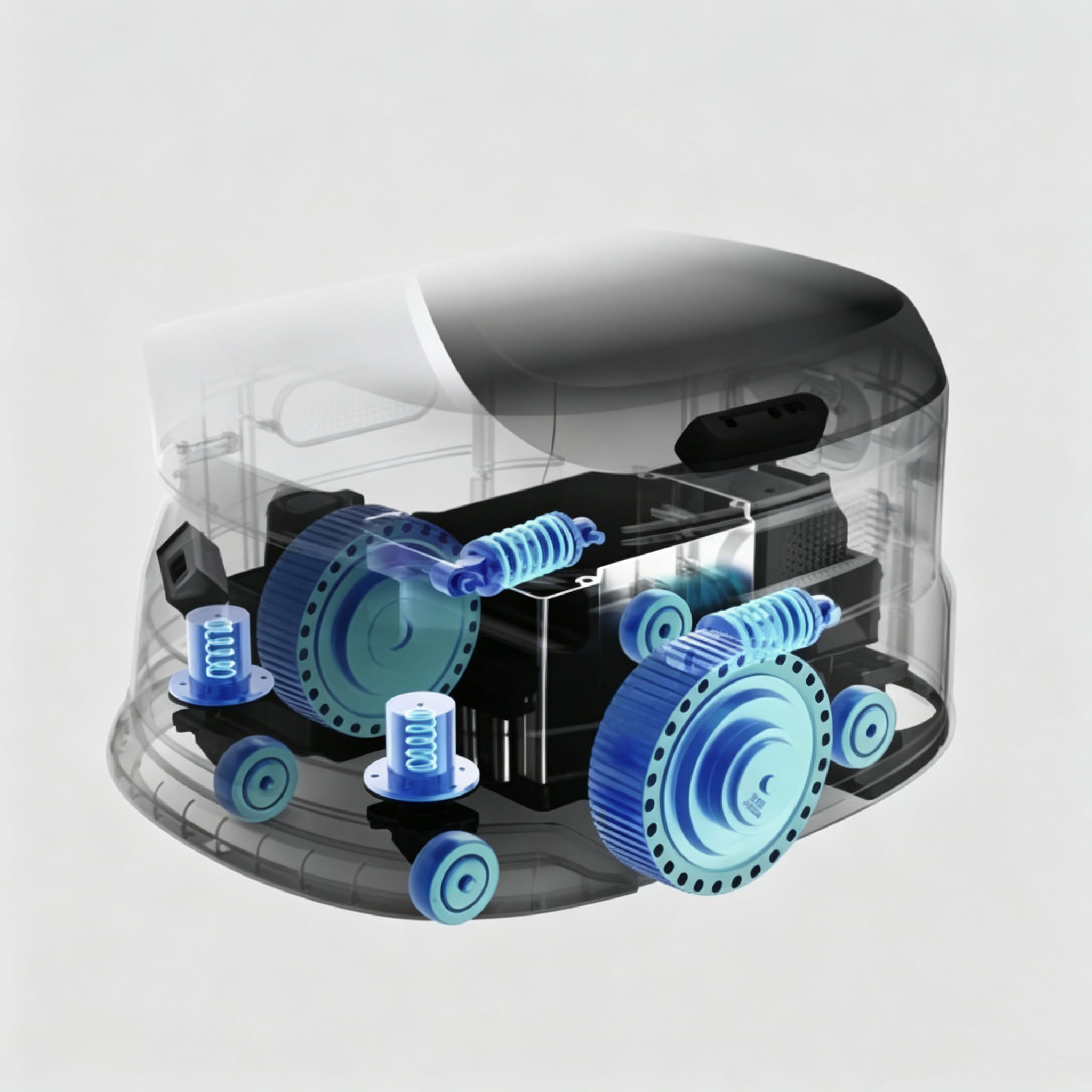 Chasis de seis ruedas del DINERBOT T11