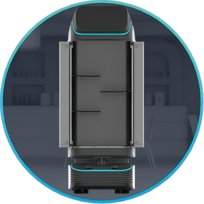 Espacio de carga del DINERBOT T3