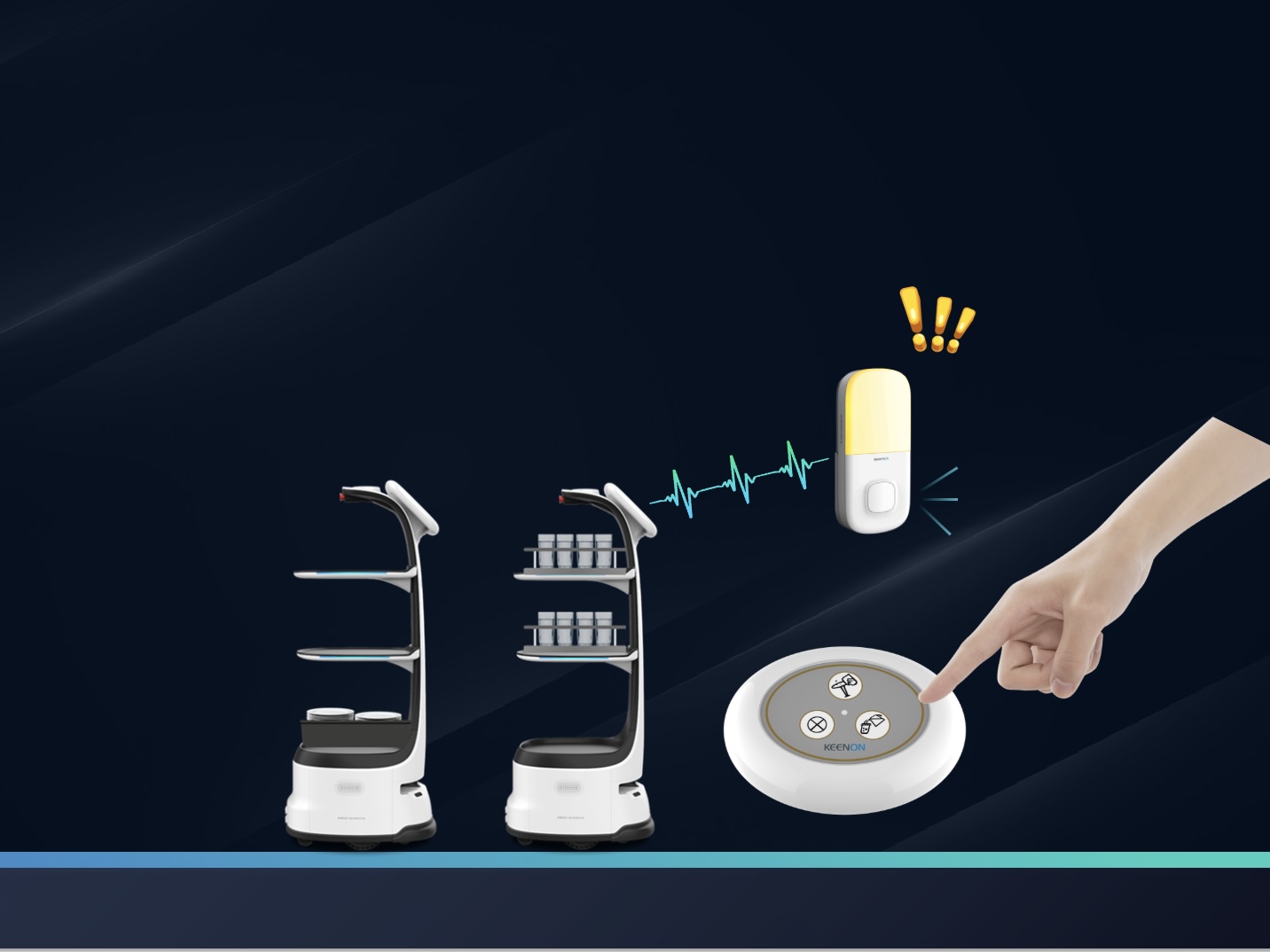 Llamada remota del DINERBOT T3